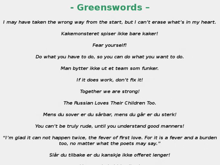 www.greenswords.com