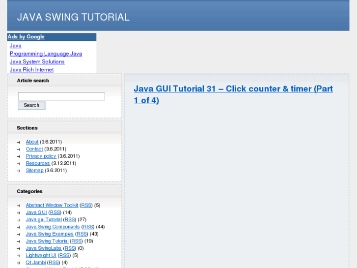 www.javaswingtutorial.com