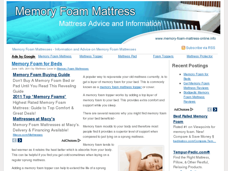 www.memory-foam-mattress-online.info