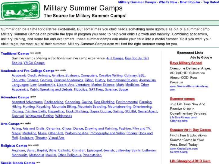 www.military-summer-camps.com