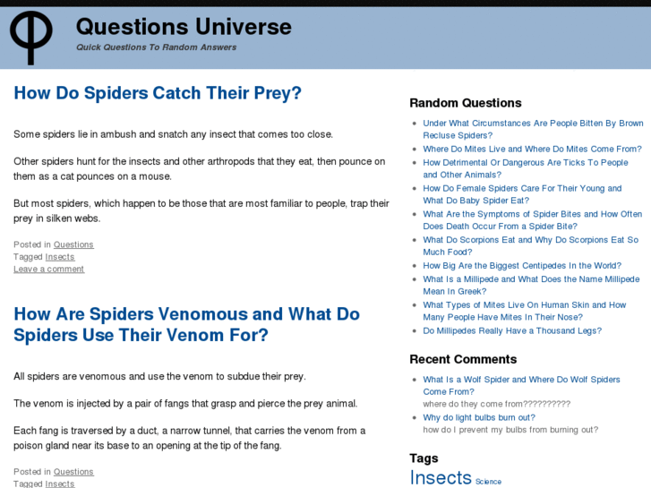 www.questionsuniverse.com