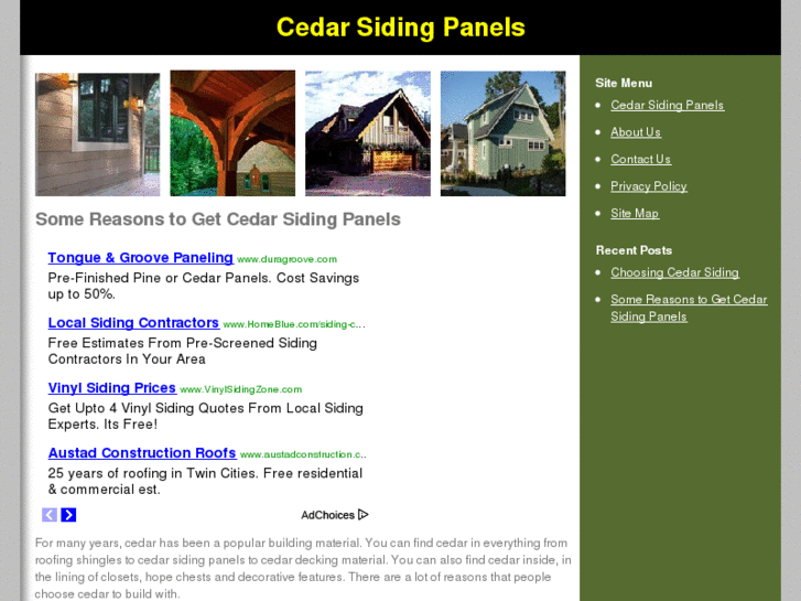 www.cedarsidingpanels.com