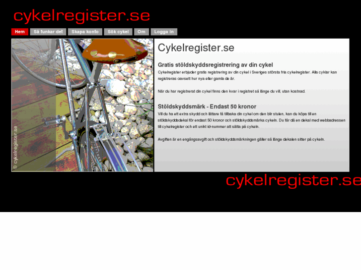 www.cykelregister.se