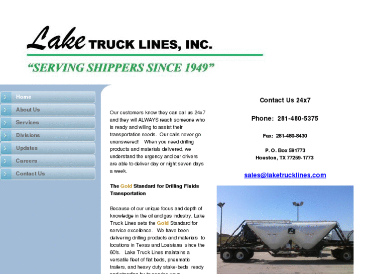 www.laketrucklines.com