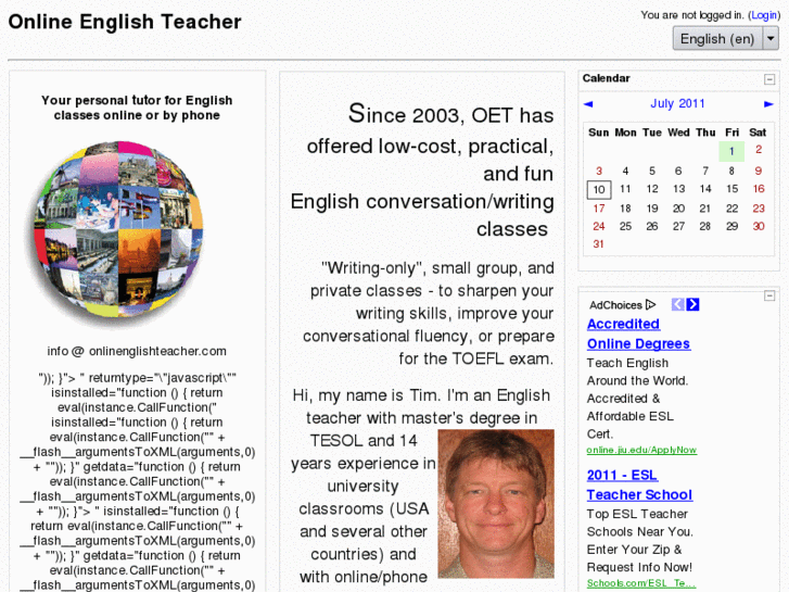 www.onlinenglishteacher.com