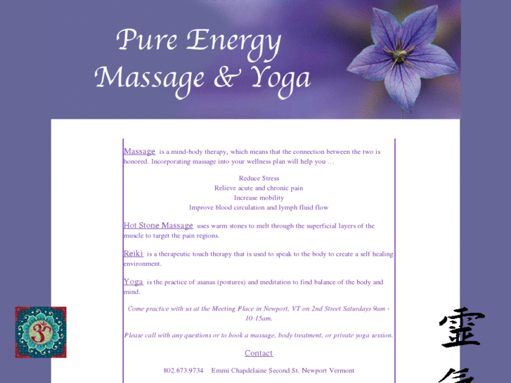 www.pureenergymassageandyoga.com