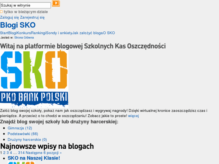 www.szkolneblogi.pl