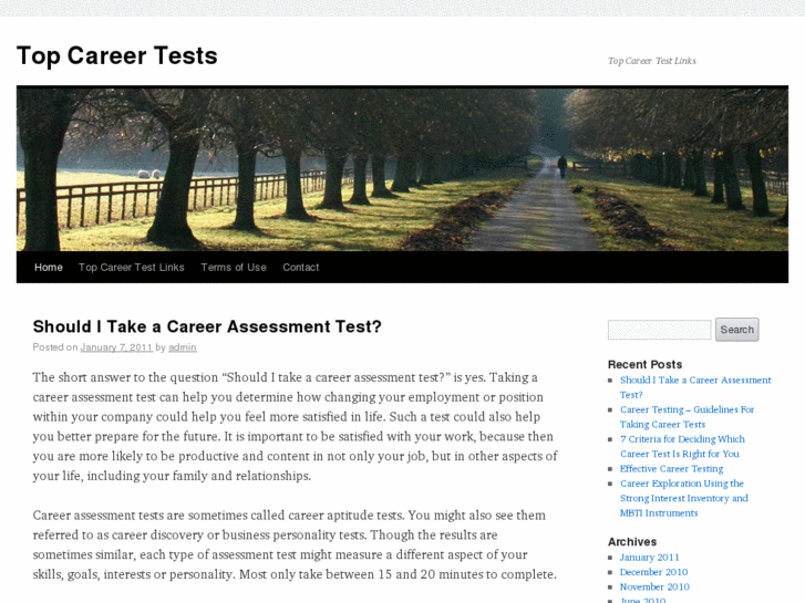 www.topcareertests.com