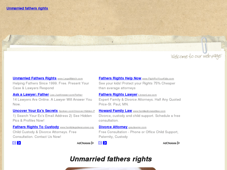 www.unmarriedfathersrights.com