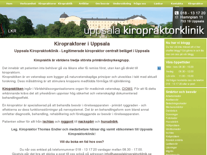 www.uppsalakiropraktorklinik.se