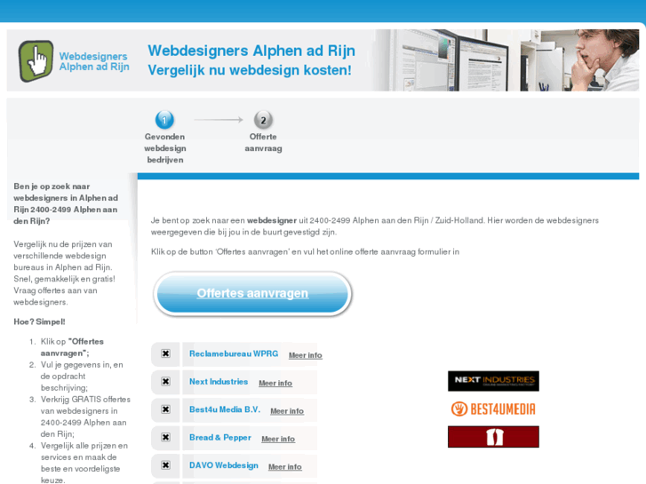 www.webdesigners-alphen.nl