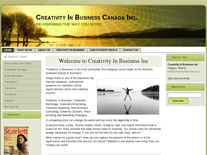 www.creativityinbusiness.ca