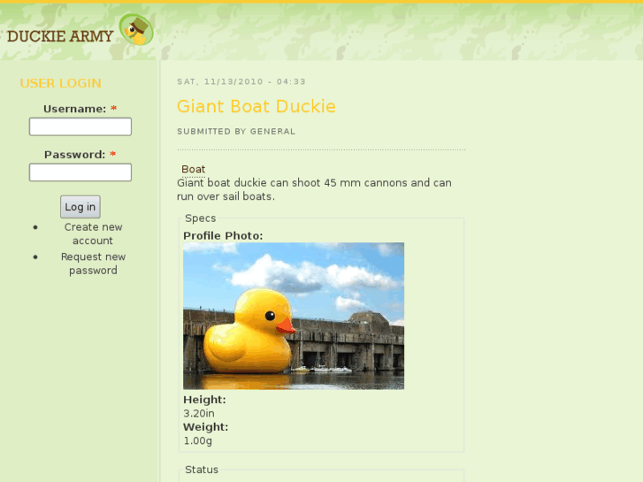 www.duckiearmy.com