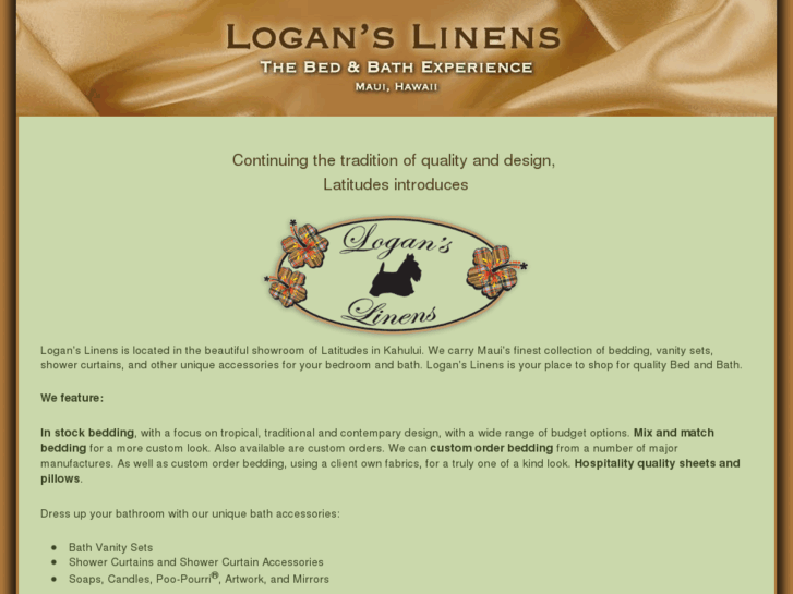 www.logans-linensmaui.com