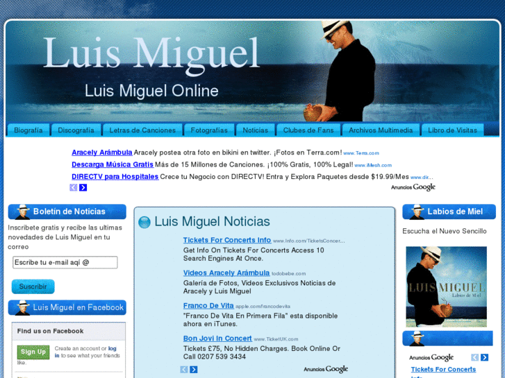 www.luismiguelonline.com