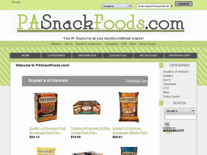 www.pasnackfoods.com