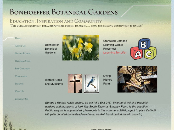 www.bonhoefferbotanicalgarden.org