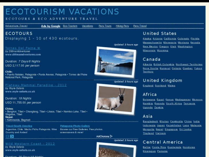 www.ecotourism-vacations.com