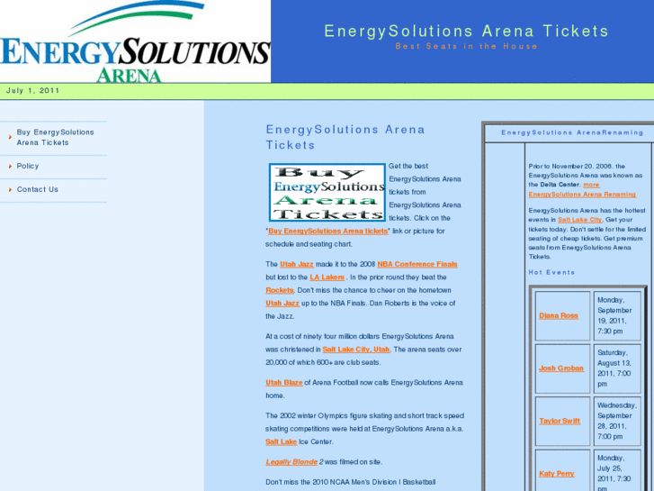 www.energysolutionsarenatickets.com