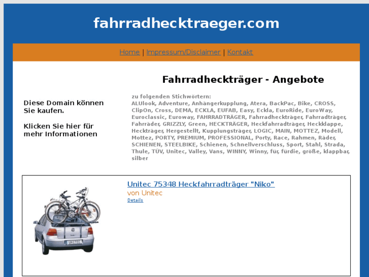 www.fahrradhecktraeger.com