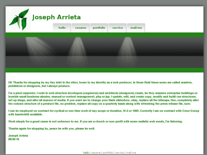 www.joseph-arrieta.com