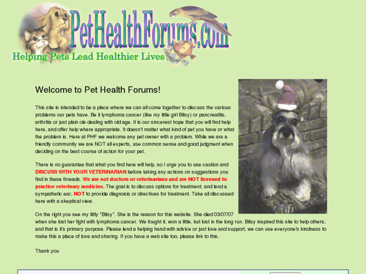 www.pethealthforums.com