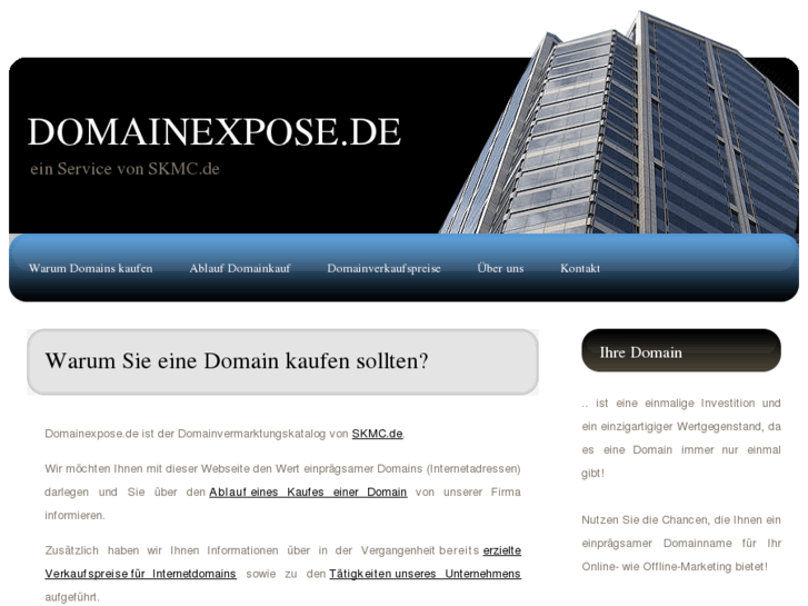 www.domainexpose.de