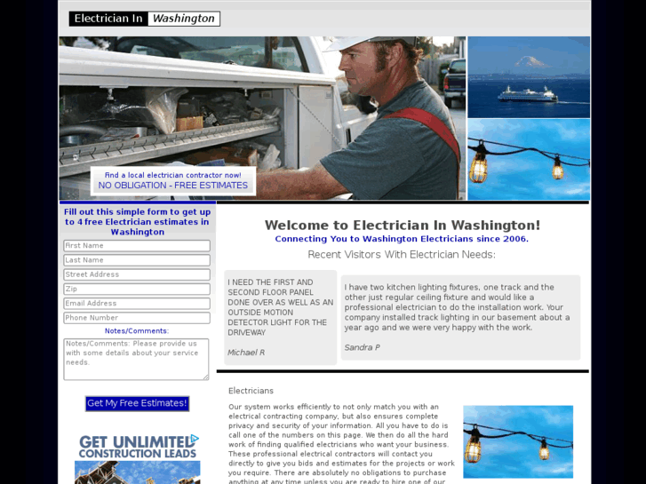 www.electricianinwashington.com