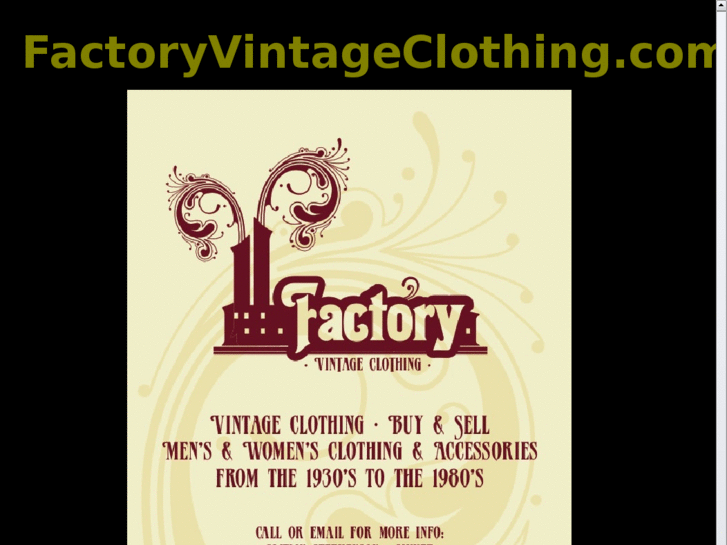 www.factoryvintageclothing.com