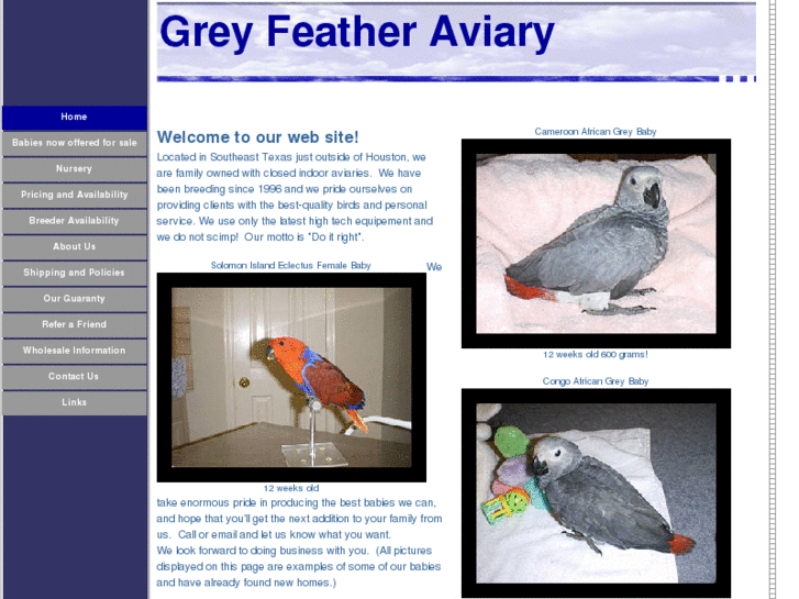 www.greyfeatheraviary.com