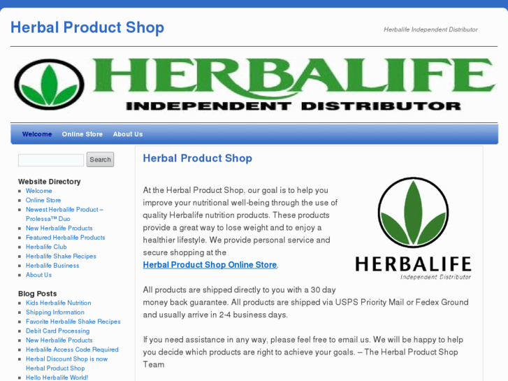 www.herbalproductshop.com