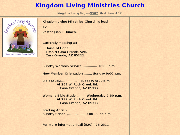 www.kingdomlivingministrieschurch.com