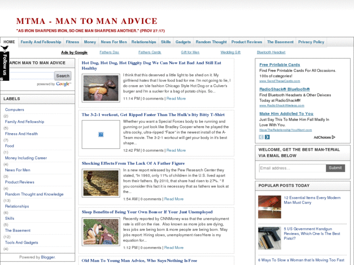 www.mantomanadvice.com