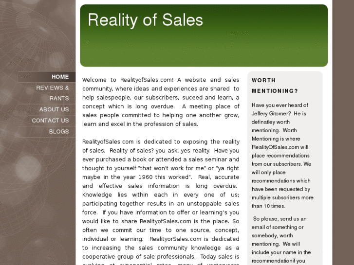 www.realityofsales.com