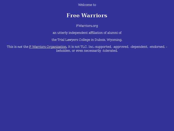 www.fwarriors.org