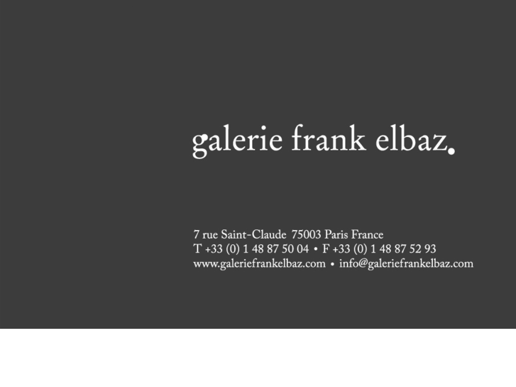 www.galeriefrankelbaz.com