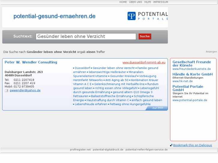 www.potential-gesund-ernaehren.de