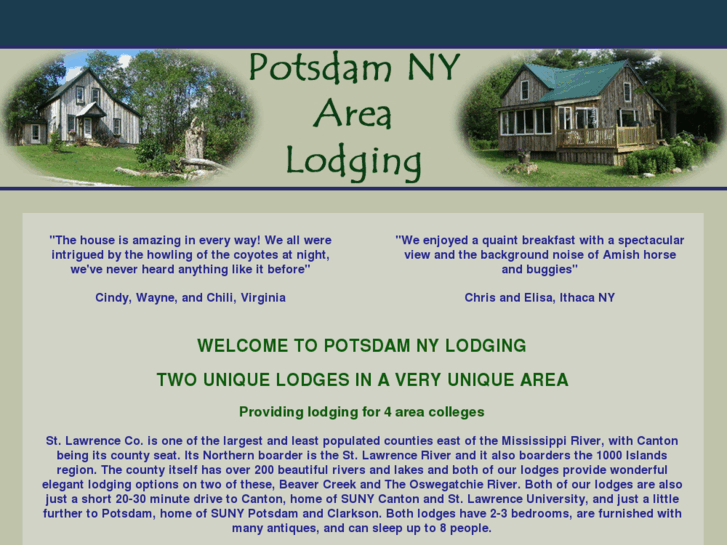 www.potsdamnyarealodging.com