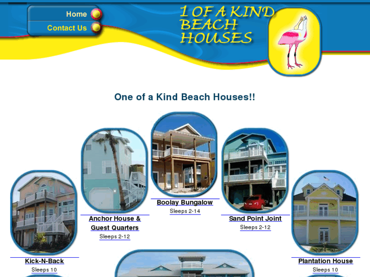 www.1ofakindbeachhouses.com