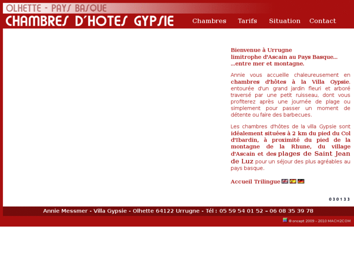 www.chambresdhotes-gypsie.com