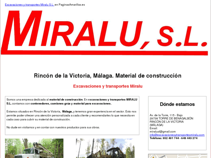 www.excavacionesytransportesmiralu.com