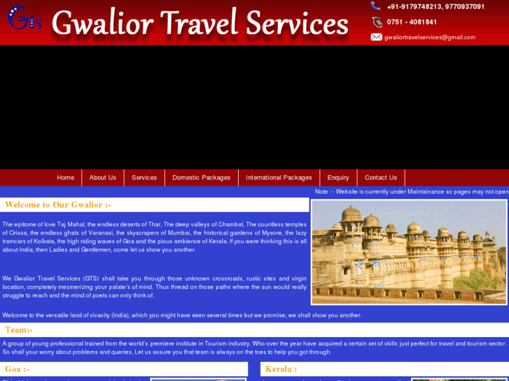 www.gwaliortravelservices.com