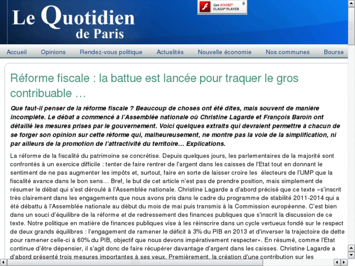 www.lequotidiendeparis.net