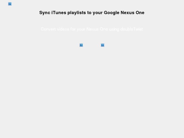 www.nexusoneitunes.com