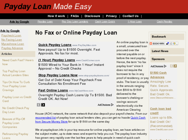 www.paydayloan.info