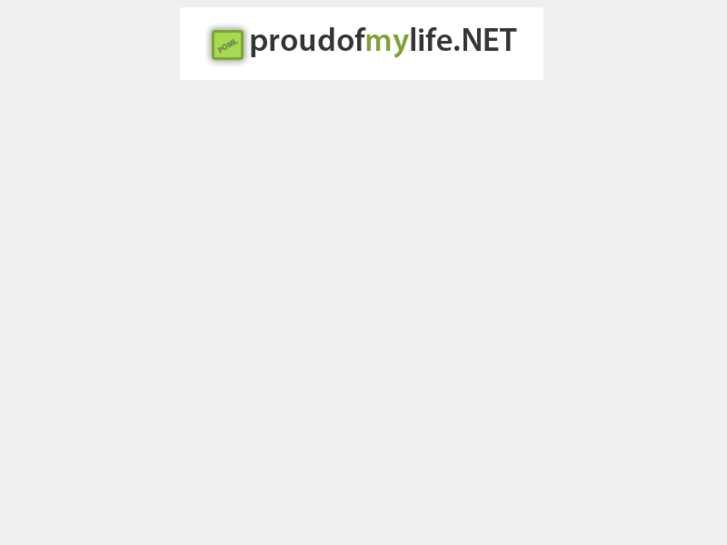 www.proudofmylife.net