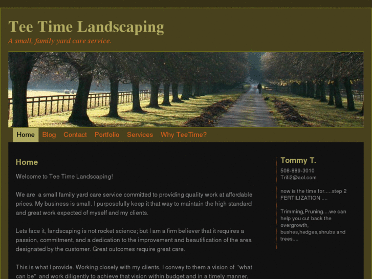 www.teetimelandscaping.com