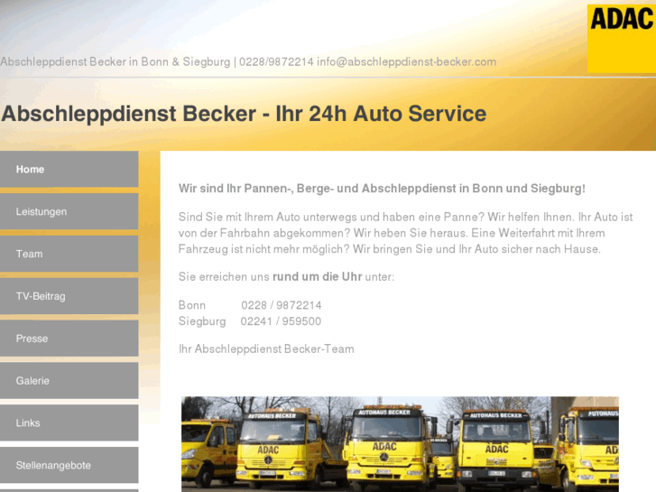 www.abschleppdienst-becker.com