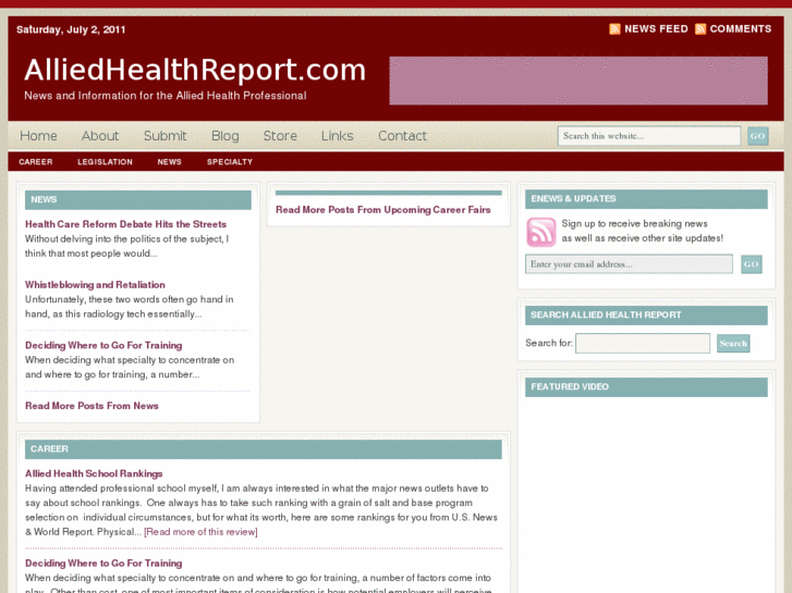 www.alliedhealthreport.com