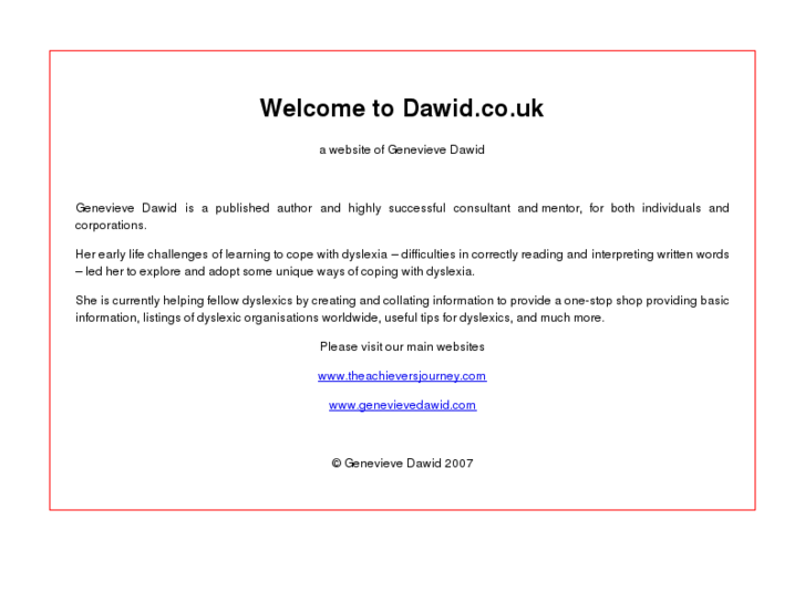 www.dawid.co.uk